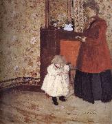 Edouard Vuillard Wife and children oil painting reproduction